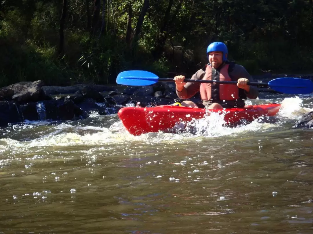 Yarra River White Water Kayaking & Abseiling in Warrandyte