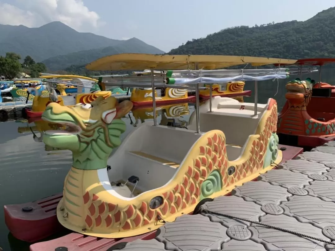 Pedal Boat Experience at Liyu Lake in Hualien