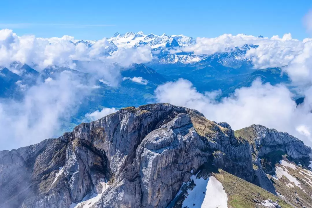 Half Day Tour to Mount Pilatus with Aerial Cable Car and Boat Ride from Lucerne 