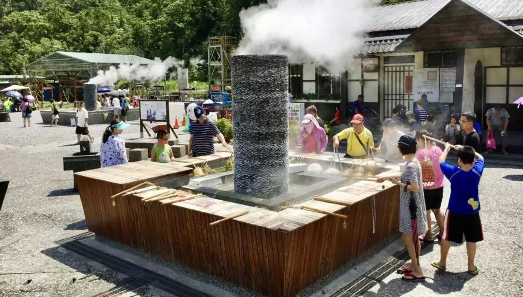 宜蘭 貸切チャーターツアー（台北発 / 清水地熱公園・礁渓温泉 張美阿嬤農場）