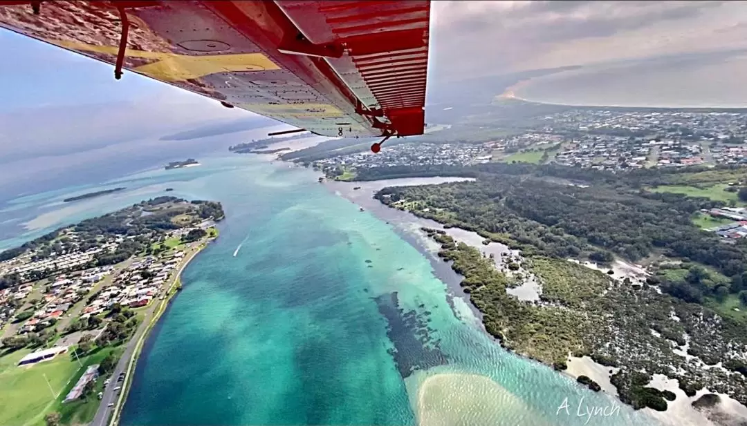 Private Seaplane Flight over South Lake Macquarie