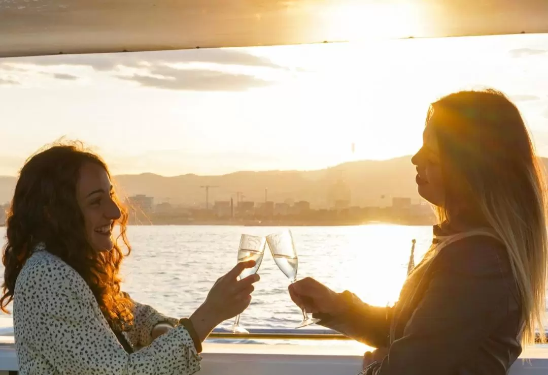 Eco Catamaran Sunset Sailing in Barcelona