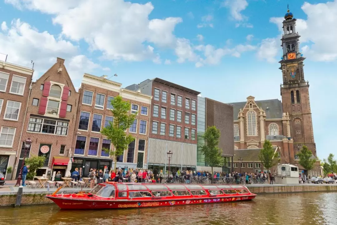 Amsterdam City Sightseeing Bus Pass with Canal Cruise 