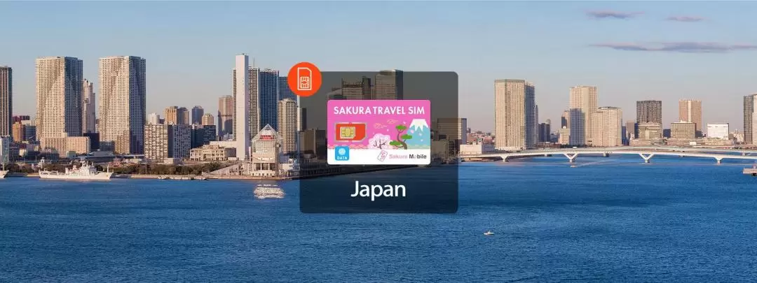 Unlimited Data 4G SIM Card (Multiple JP Airport Pick Up) for Japan from Sakura Mobile