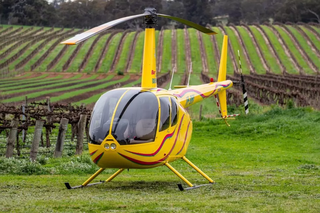 Barossa Valley Chocolate Company Scenic Flight in Adelaide by Barossa Helicopters