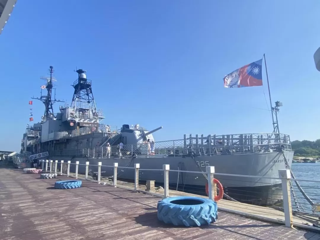 Tainan Bike Tour and Ring Making Workshop by Adosi  (Lin Mo-Niang Park, Navy Destroyer Deyang Ship Park)