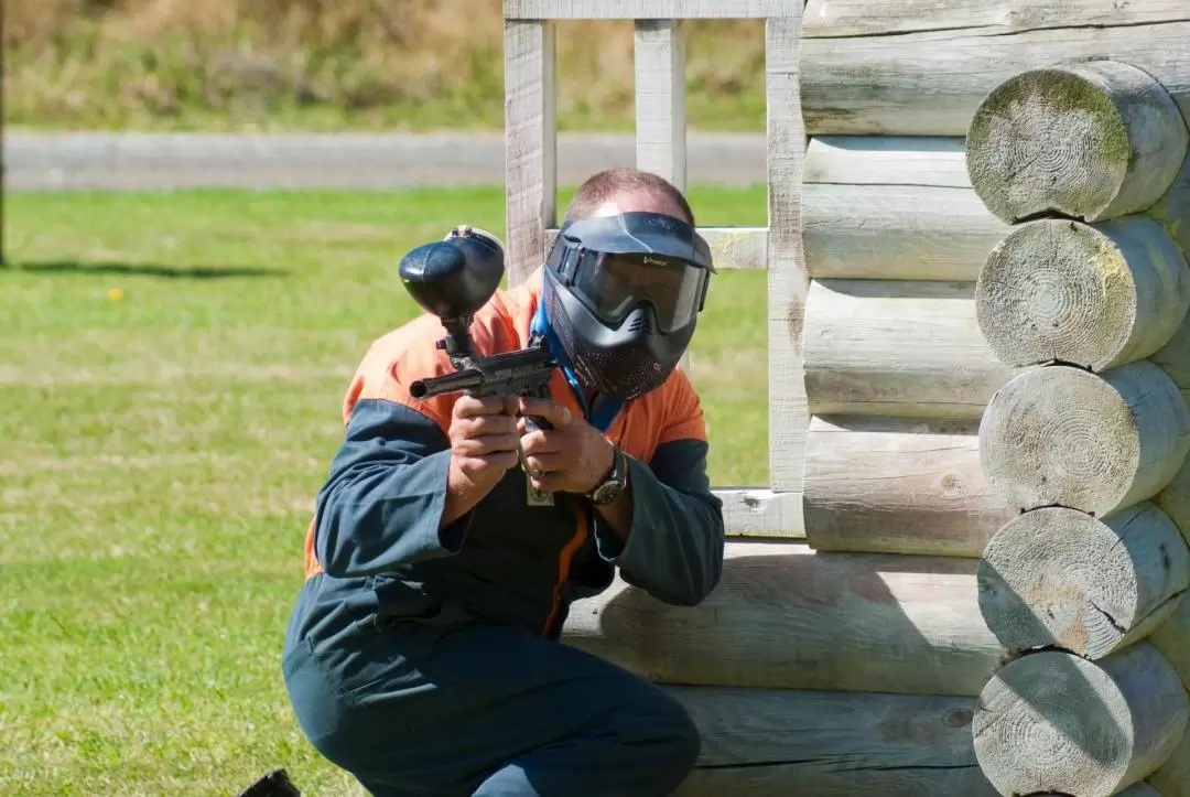 クレー射撃orペイントボール体験（ハンマースプリングス）