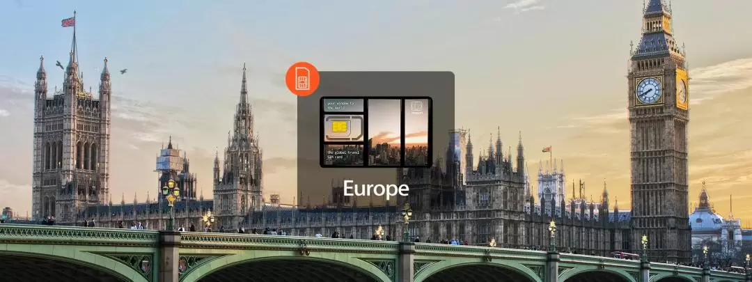유럽 4G SIM 카드 (베트남 배송)