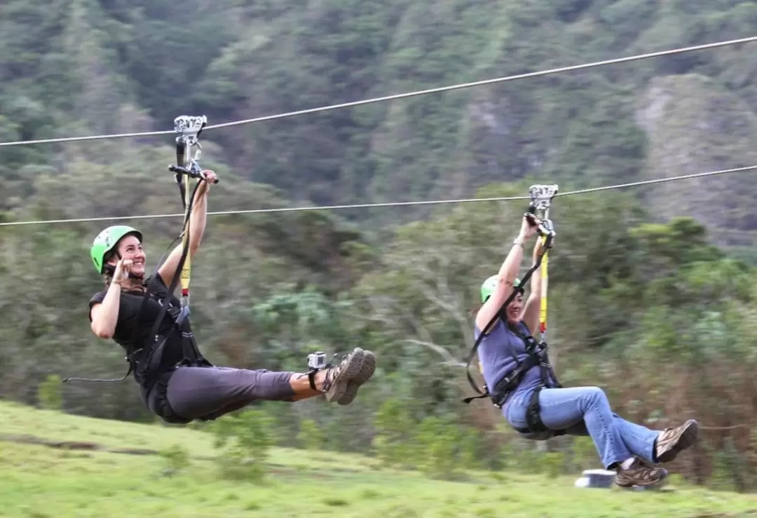 Kualoa Ranch Jurassic Valley Zipline Experience Tour