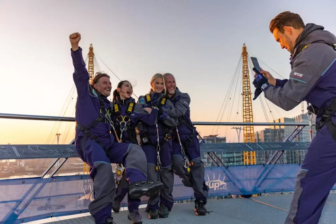 Up at The O2 Climbing Experience in London