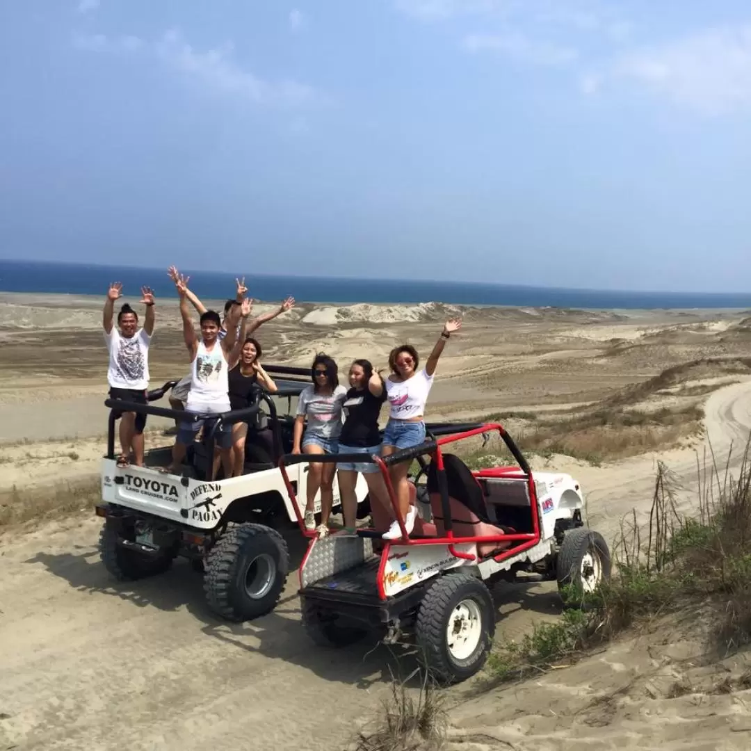 Ilocos Sand Dunes Adventure on 4x4 Jeep with Sand Boarding