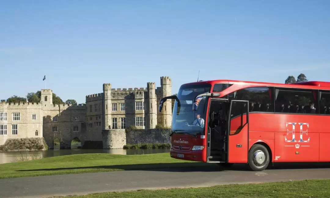 Leeds Castle, Canterbury Cathedral, and Dover Full Day Tour from London 