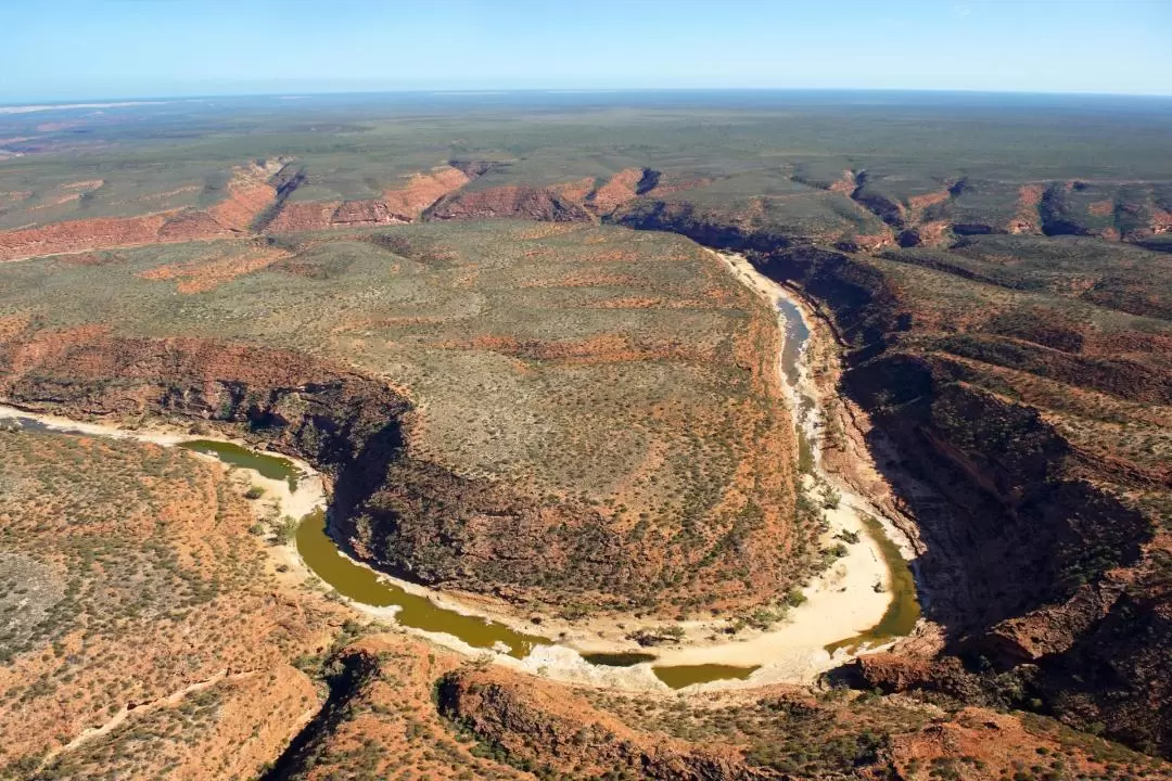 Abrolhos Islands and Pink Lake Scenic Flight tour from Kalbarri