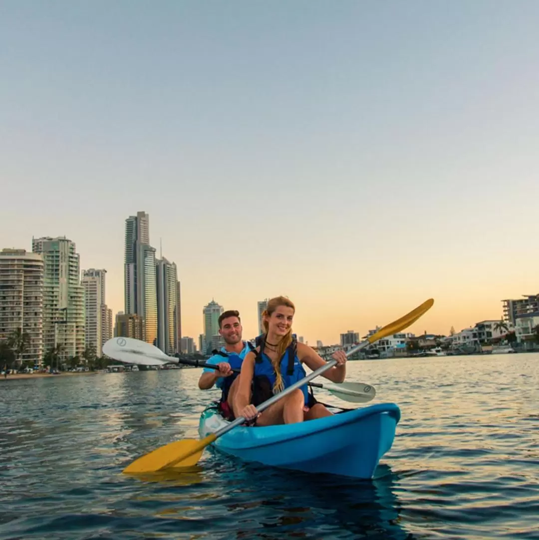 Surfers Paradise Sunset Kayak Adventure in Gold Coast