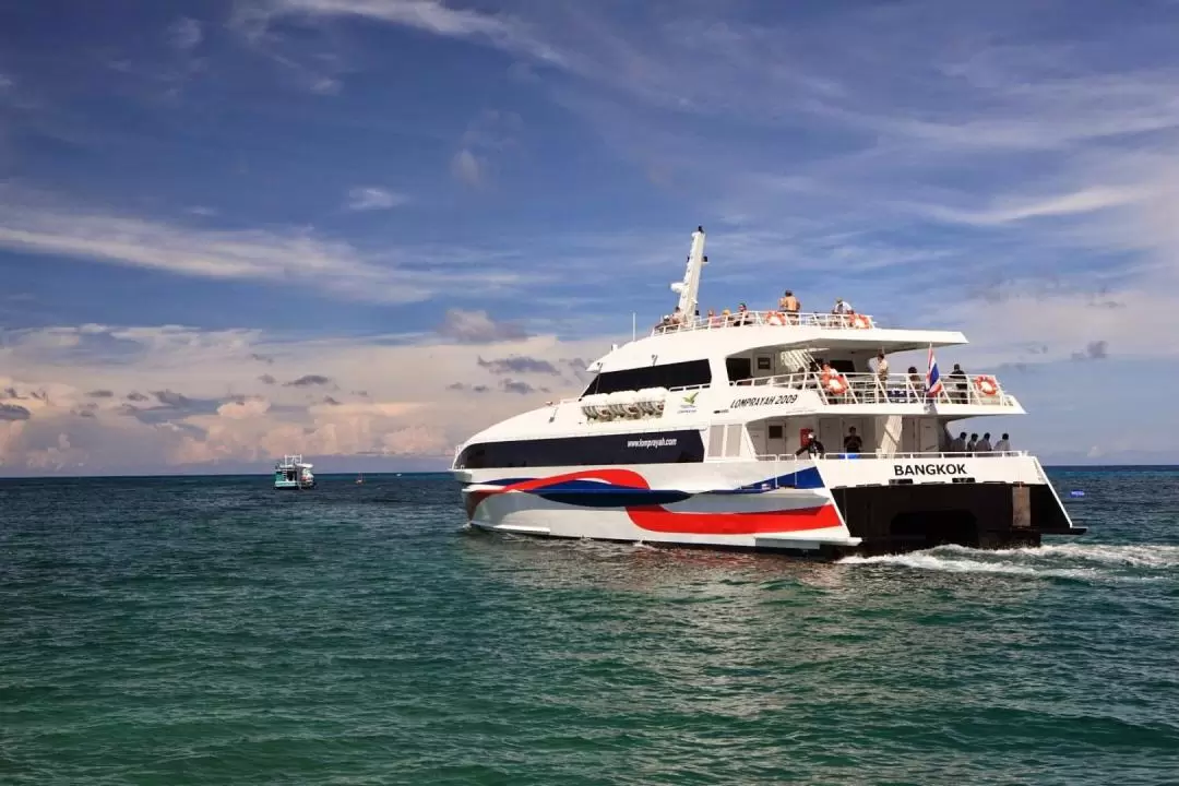 Ferry & Bus Ticket between Koh Pha Ngan and Phuket by Lomprayah