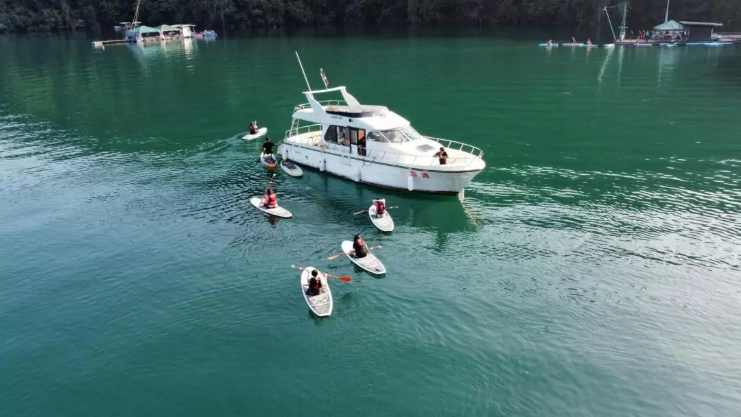 Sun Moon Lake Yacht Party and SUP Experience in Nantou