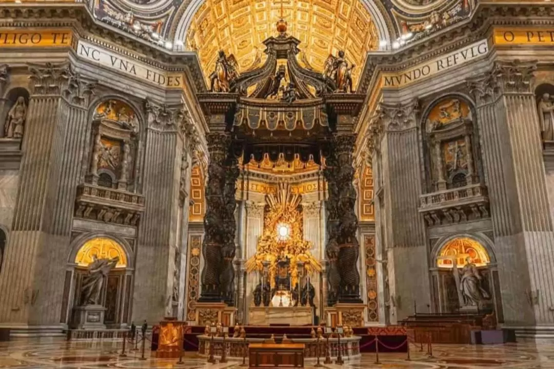 St. Peters Basilica Tour with Dome Climb & Papal Crypts in Rome