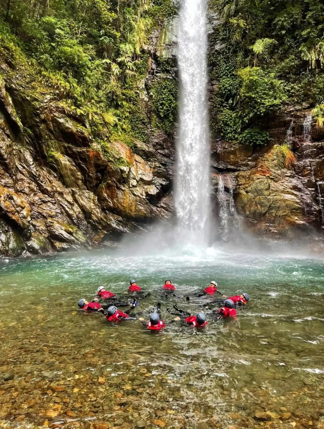 Jinyue Waterfall River Trekking in Yilan