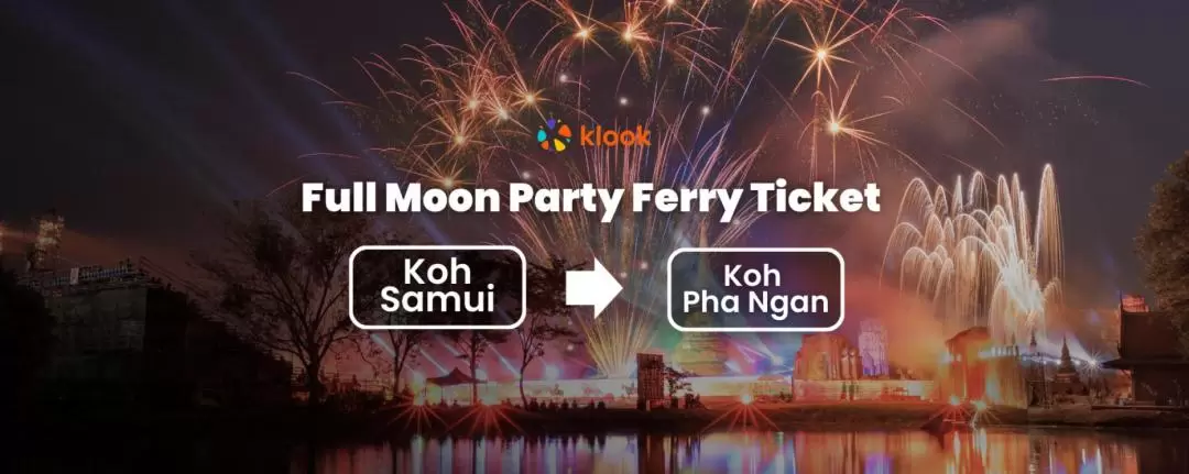 Full Moon Party Speedboat Ticket between Koh Samui and Koh Phangan