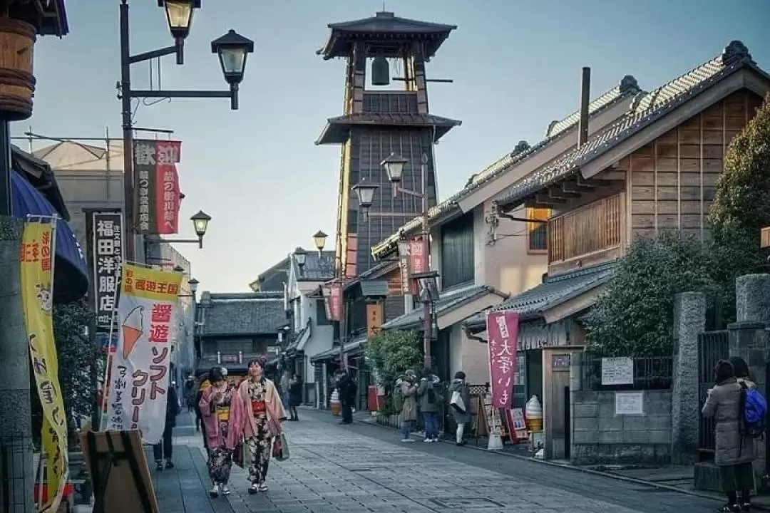 Unforgettable Kawagoe walking tour & traditional Japanese experience