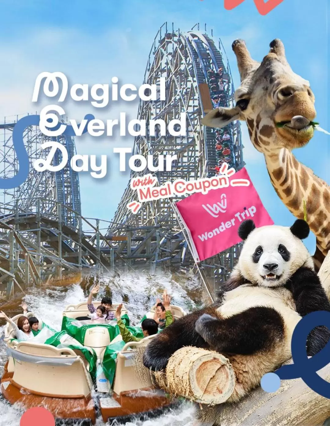 Everland Transfer + Admission ticket with Meal Coupon