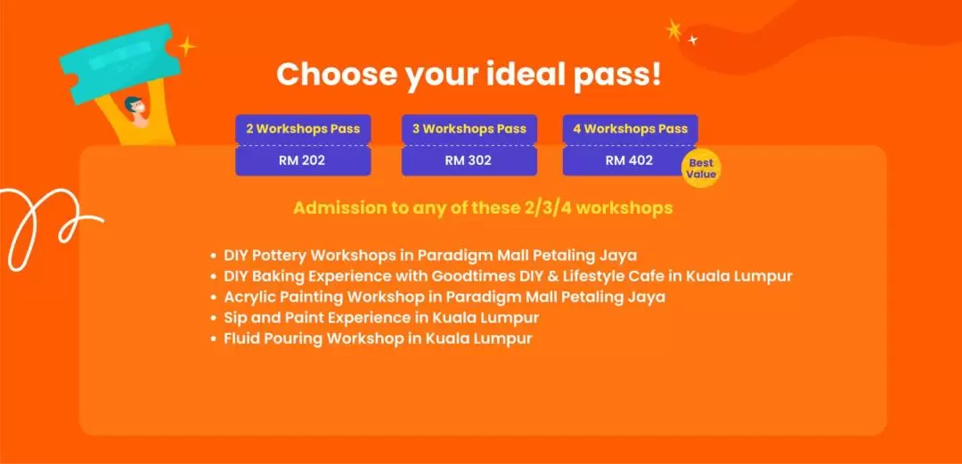 Klook Workshop Pass in Kuala Lumpur