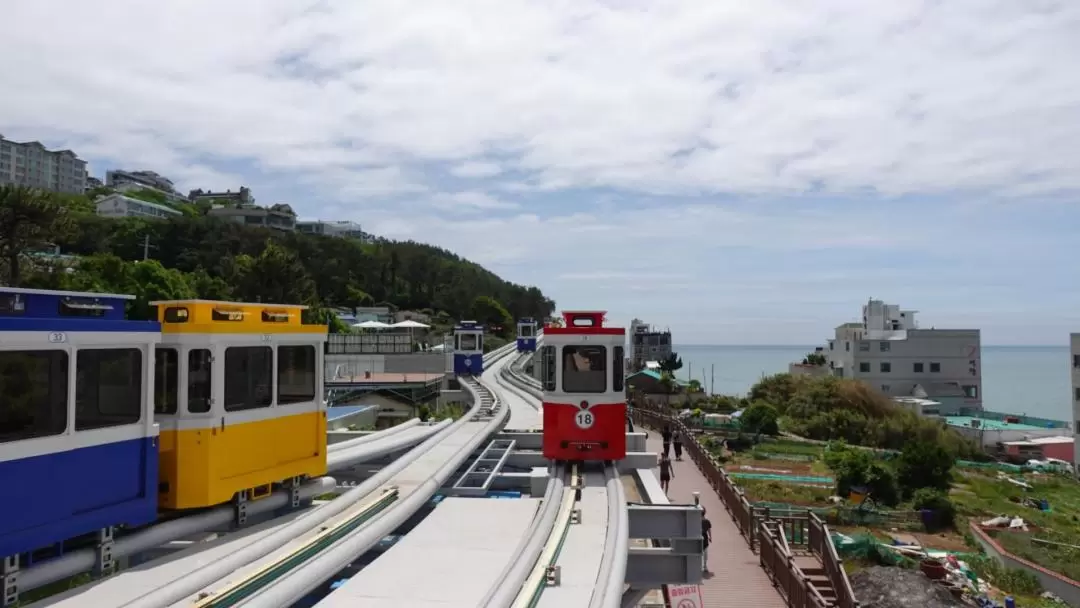 Busan Must-visit 1 Day Tour : Blue line Sky Capsule & Beach Train