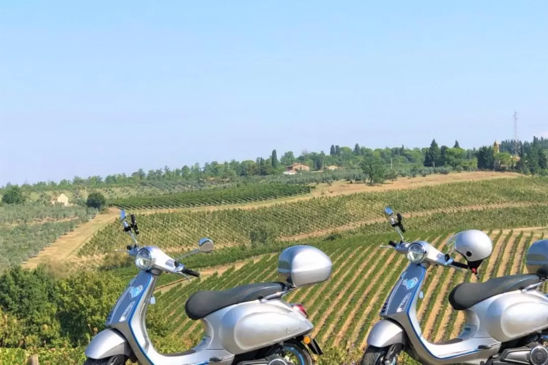 Exploring Chianti by Electric Vespa from Florence