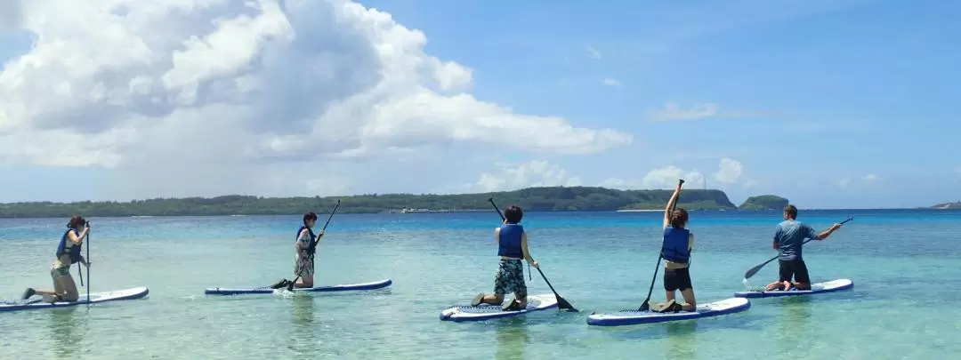 關島 SUP 立式划槳課程＆浮潛導潛體驗