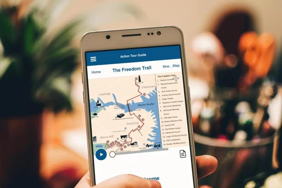 フリーダムトレイル音声ガイドツアー（ボストン）
