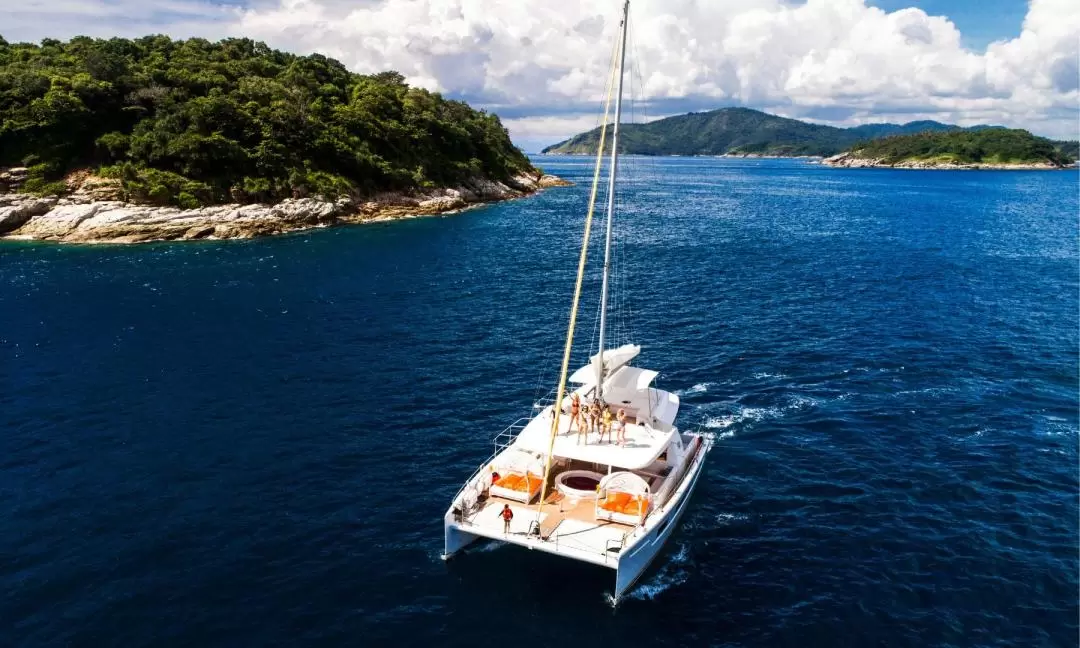 Coral or Racha Island Catamaran Yacht Tour From Phuket 