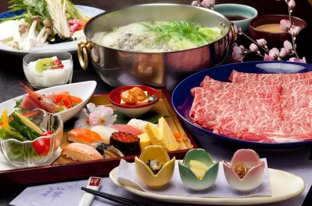 Beef Shabu Sukiyaki Specialty Restaurant Zen (牛しゃぶ・すき焼き専門店 禅) in Sapporo