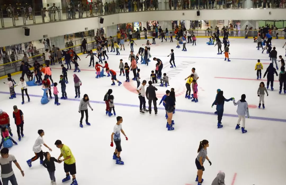 Ice Skating Experience with Blue Ice Skating Rink in Johor