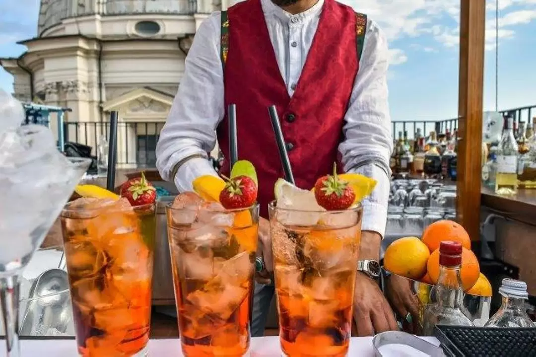 Terrace Aperitif in Terrazza Caffarelli Rome