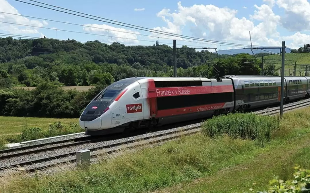 SNCF 乗車チケット（パリ⇒チューリッヒ）