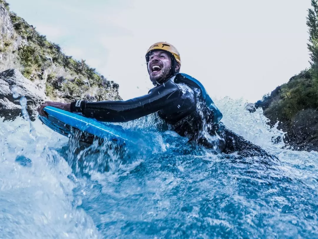 River Surfing or Sledging on the Kawarau River Queenstown