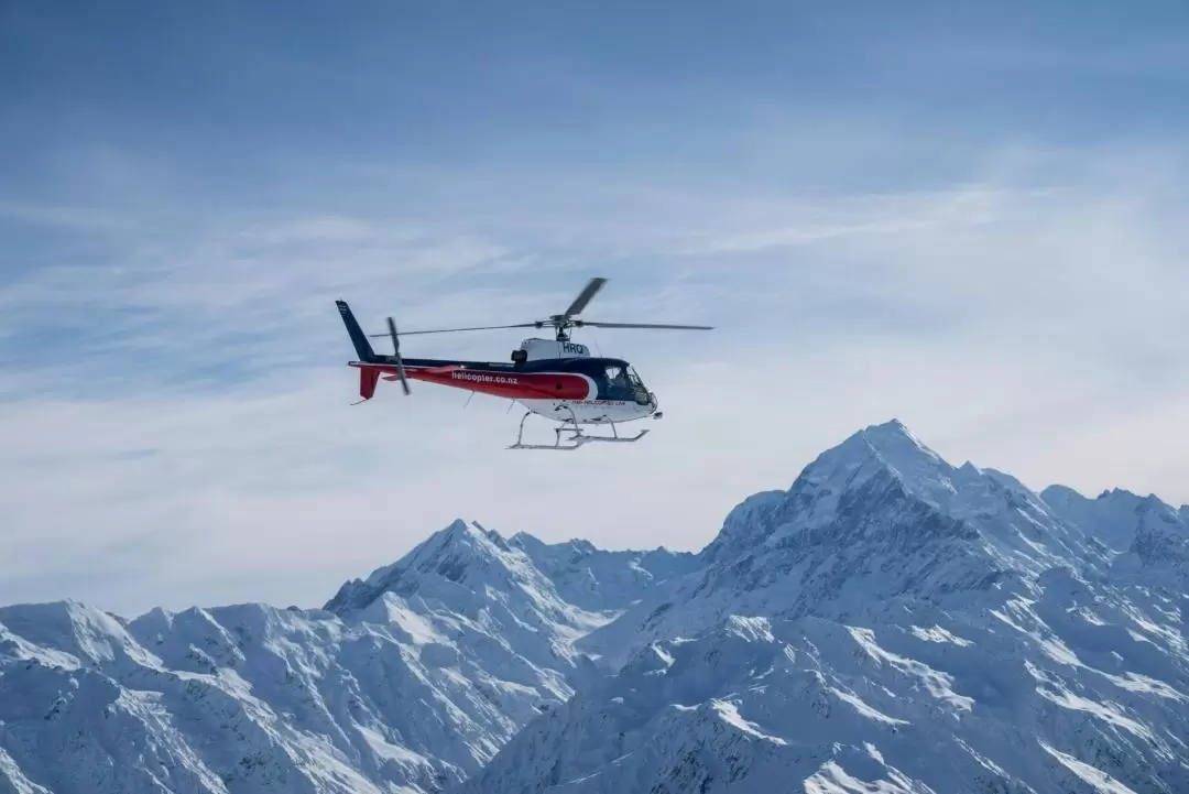 Aoraki Mt Cook Scenic Helicopter Flights with Alpine or Snow Landing