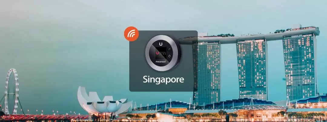 シンガポール 4GポケットWi-Fi（香港空港受取 / Uroaming提供）