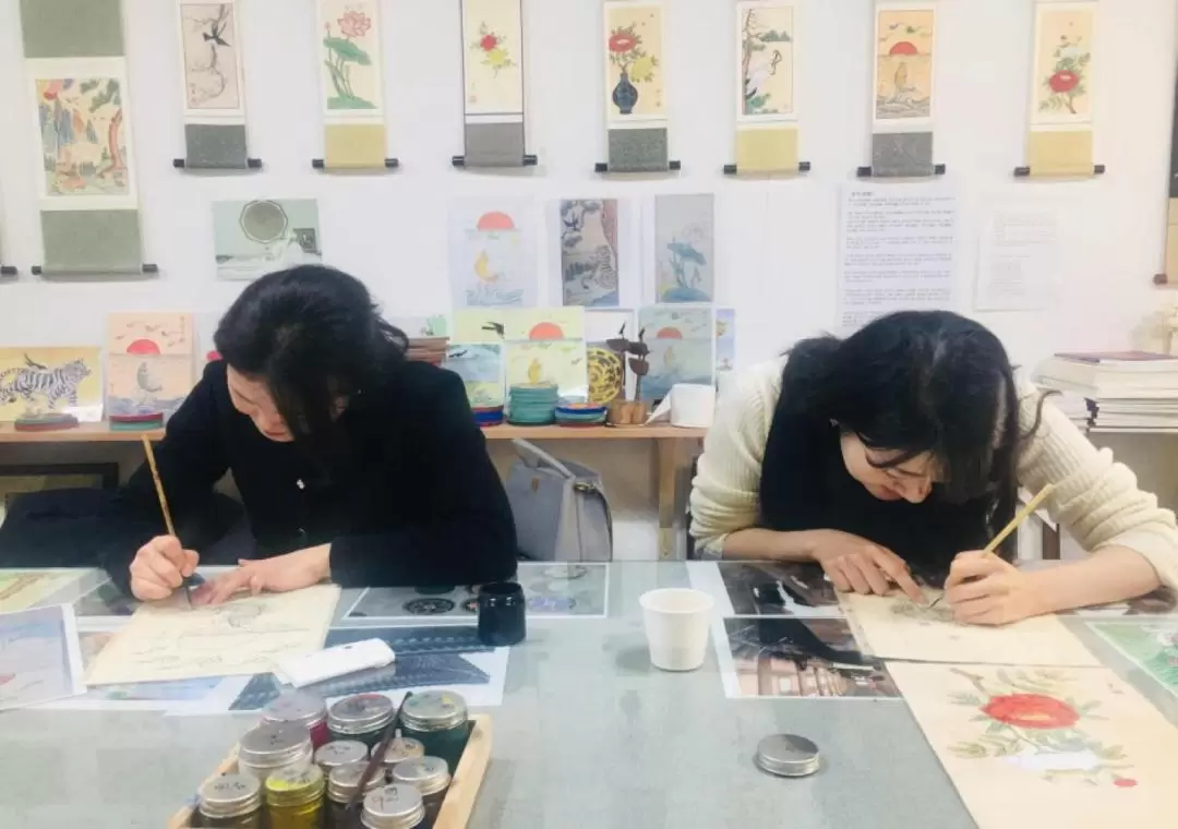 Suwon Drawing Korean Folk painting(Minhwa) Class