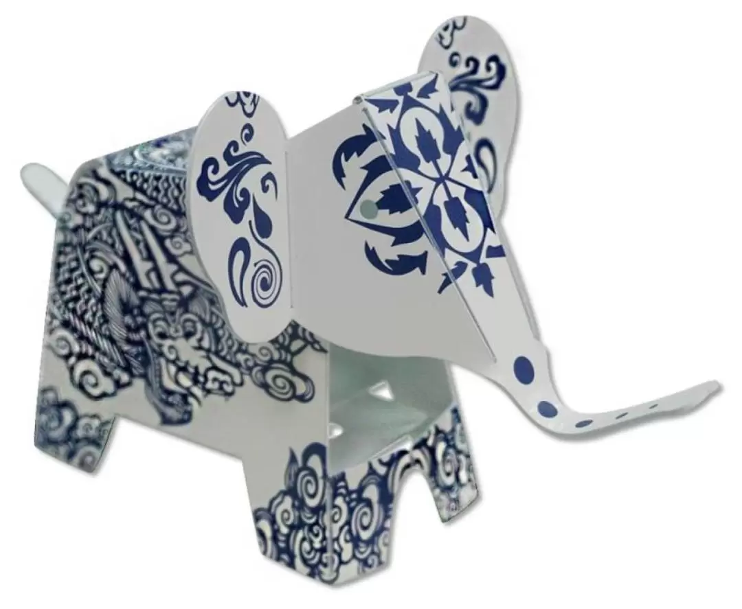 Miaoli｜Likang Healthy Sightseeing Factory｜Metal Elephant Shaped Pen Holder DIY Experience