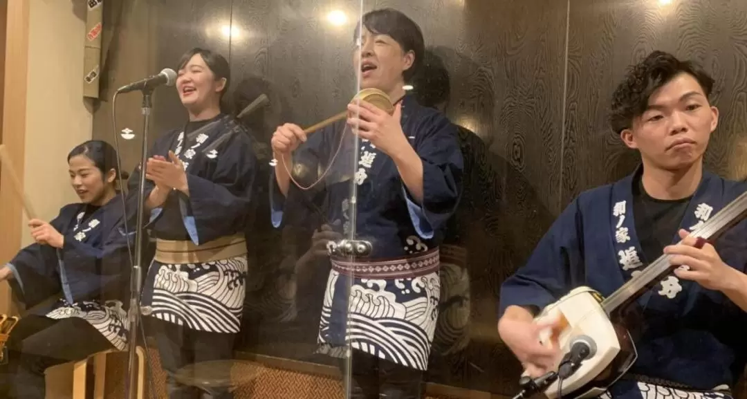 日本傳統居酒屋晚餐 & 現場樂器表演