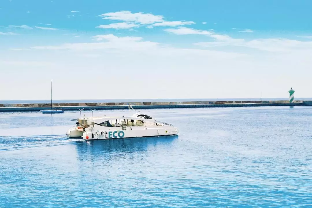 Eco Catamaran Sunset Sailing in Barcelona