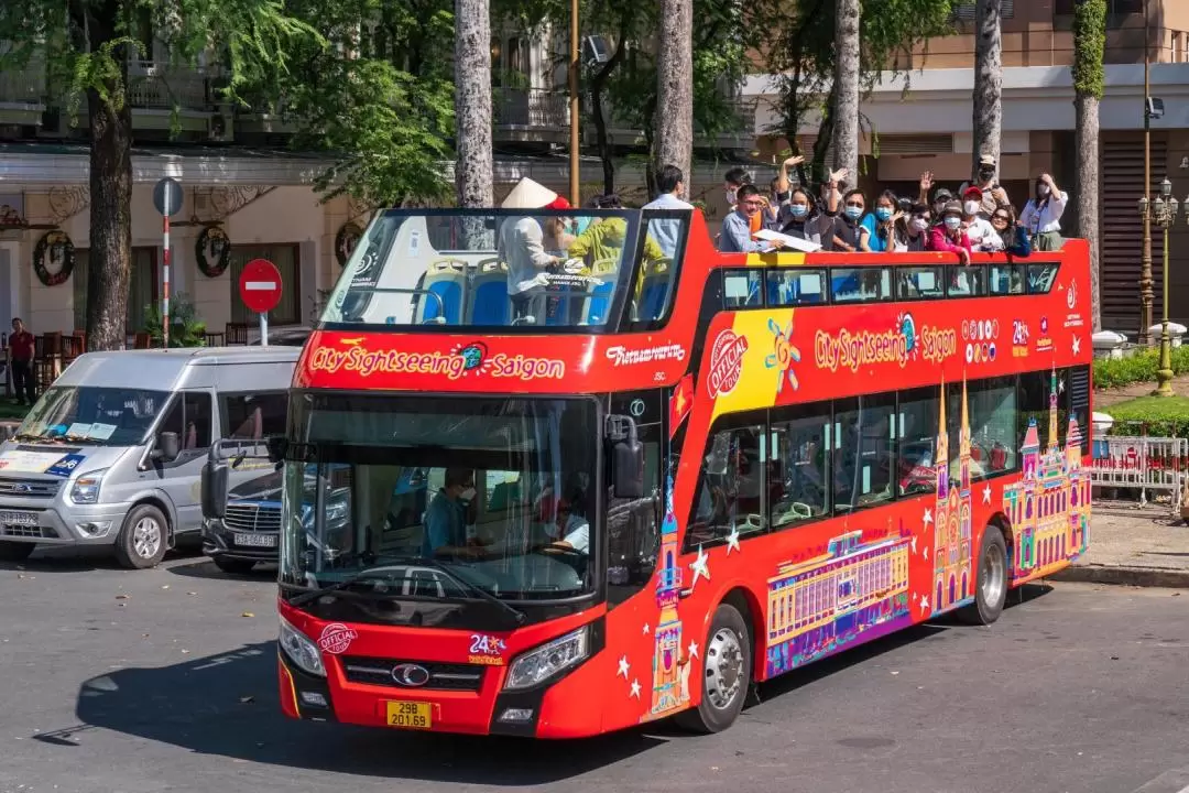 胡志明市雙層觀光巴士票（Vietnam Sightseeing 提供）