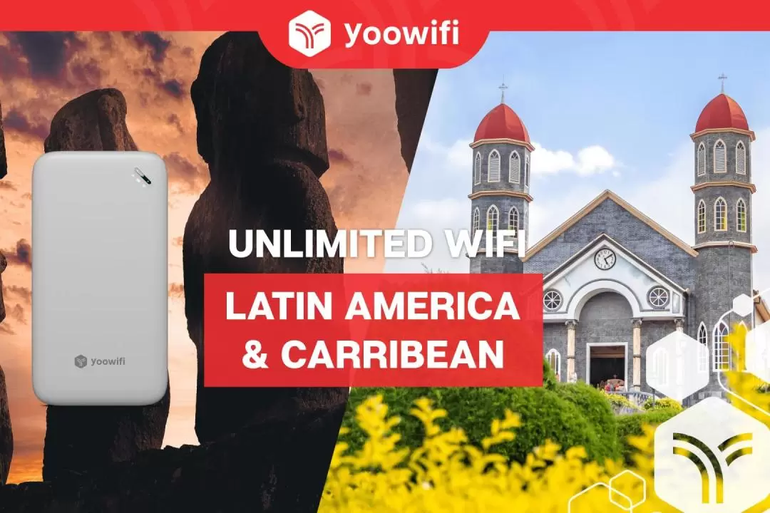 Unlimited 4G Travel UPSIZED WIFI for Latin America and the Caribbean