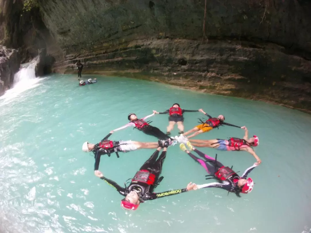 Badian Canyoneering in Cebu and Kawasan Falls Tour