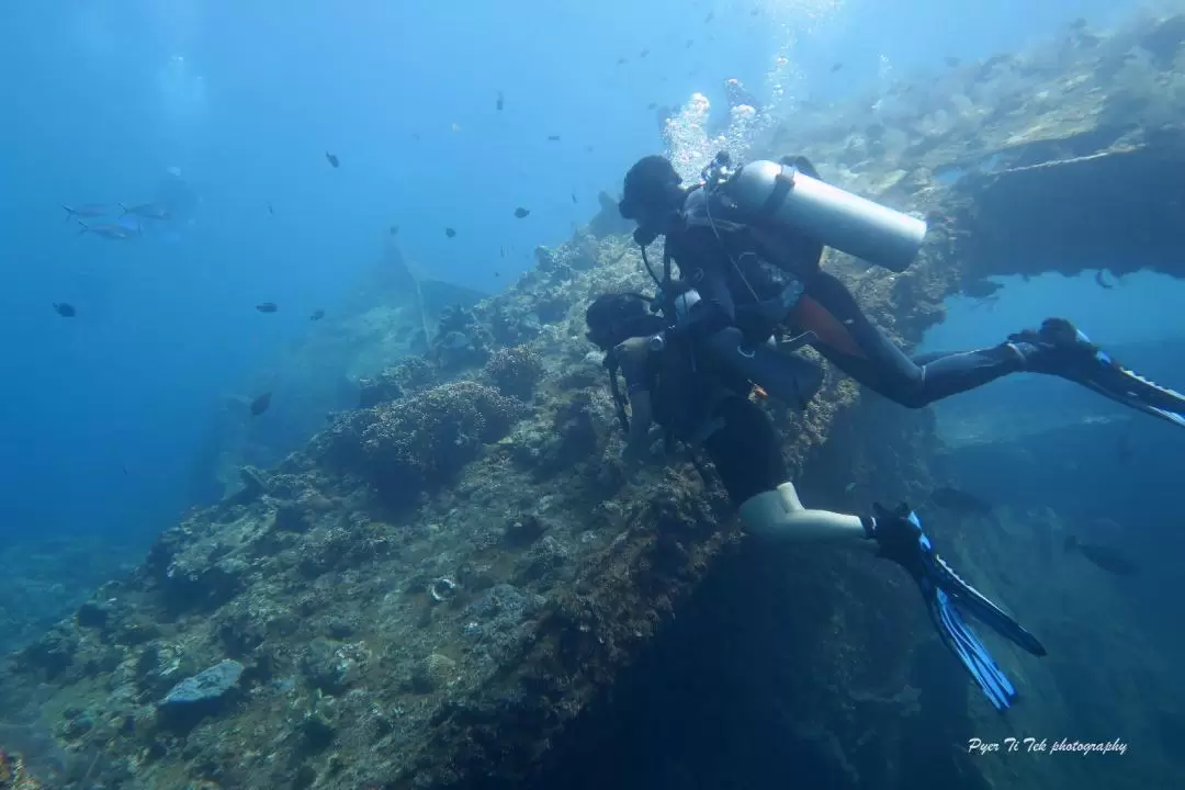 巴厘島東部水肺潛水初學體驗（Dune Atlantis提供）