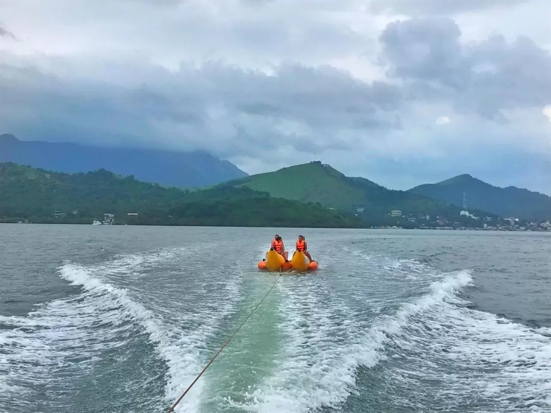 科隆島香蕉船＆透明獨木舟體驗