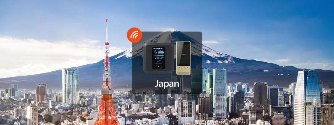 日本 4G 無限流量 WiFi 分享器＆翻譯機（日本機場領取）