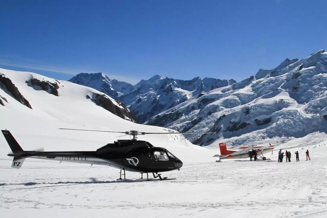 クック山 スキープレーンまたはヘリコプター遊覧体験（サザンアルプス）