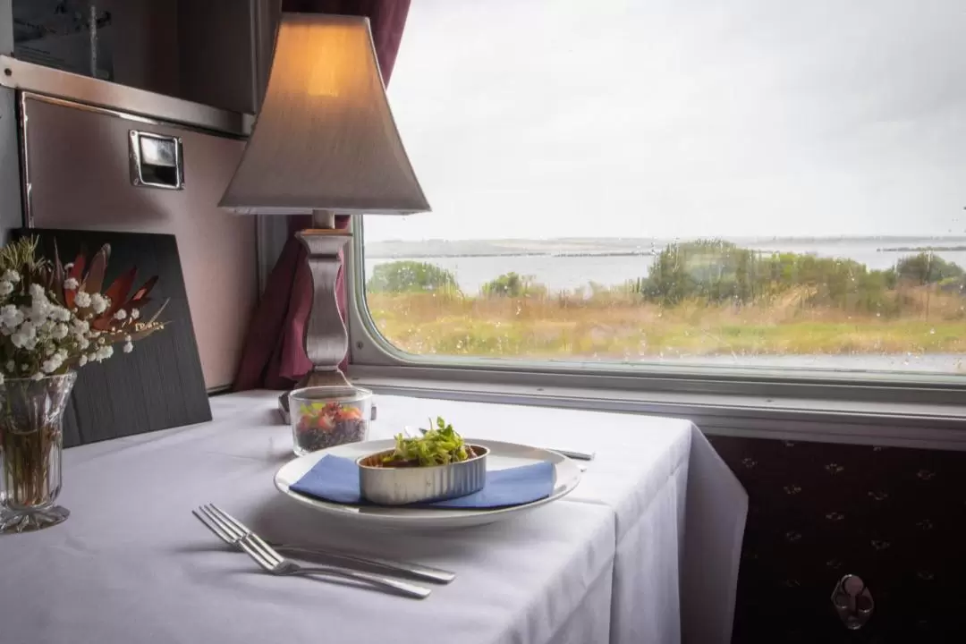 Q Train Sail, Rail and Dine Package for 2 